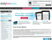 Tablet Screenshot of dailyfreebooks.com